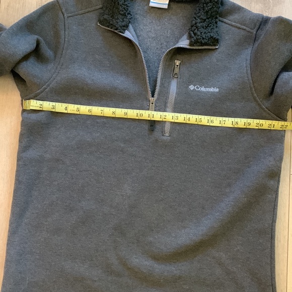 Columbia-  NWOT size  large Terpin point 11 gray Athletic sweater quarte… - Picture 10 of 13